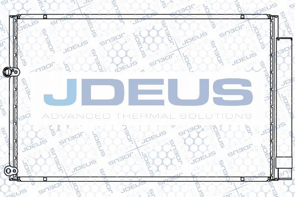 Jdeus 728M54 - Condenser, air conditioning autospares.lv