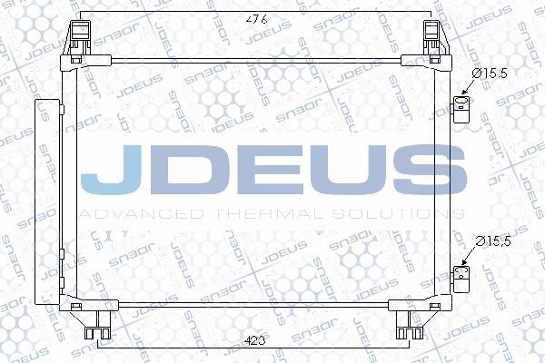 Jdeus 728M63 - Condenser, air conditioning autospares.lv