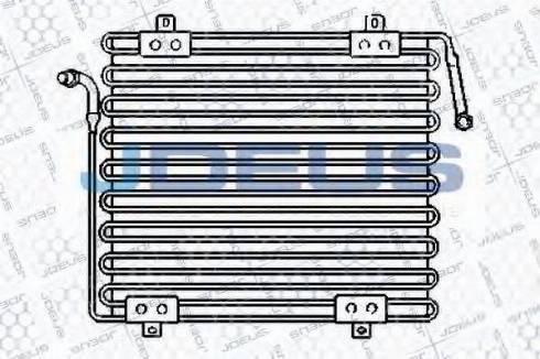 Jdeus 723V21 - Condenser, air conditioning autospares.lv