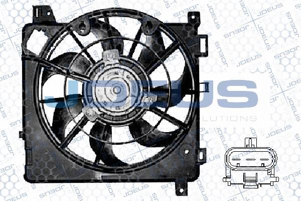 Jdeus EV200980 - Fan, radiator autospares.lv