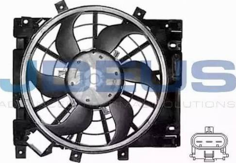 Jdeus EV200981 - Fan, A / C condenser autospares.lv