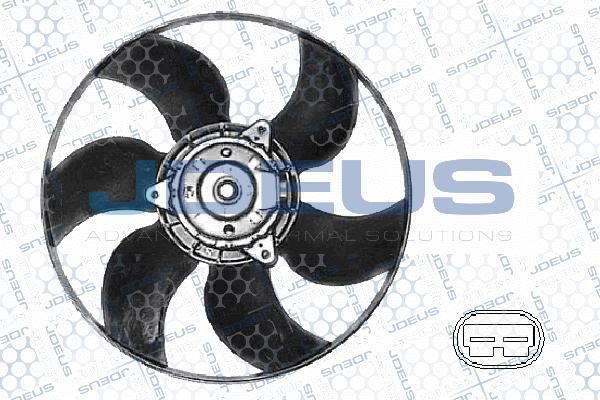 Jdeus EV230723 - Fan, radiator autospares.lv