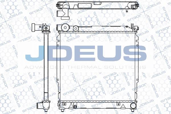 Jdeus M-042013A - Radiator, engine cooling autospares.lv