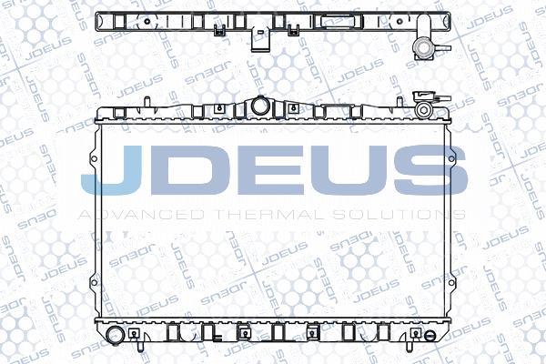 Jdeus M-0540080 - Radiator, engine cooling autospares.lv