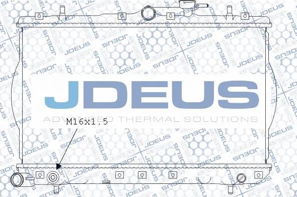 Jdeus M-0540100 - Radiator, engine cooling autospares.lv