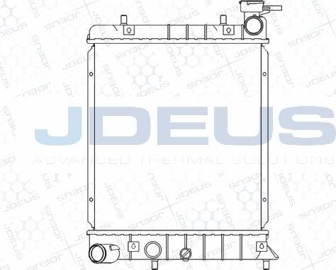 Jdeus M-0540180 - Radiator, engine cooling autospares.lv