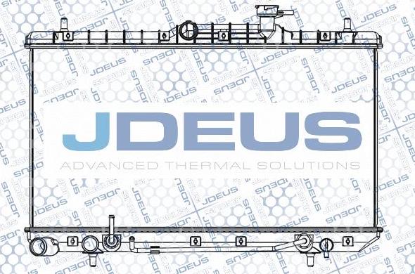 Jdeus M-0540750 - Radiator, engine cooling autospares.lv