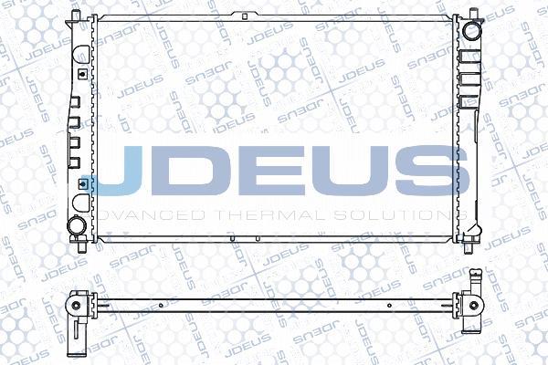 Jdeus M-0650030 - Radiator, engine cooling autospares.lv