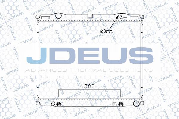 Jdeus M-0650120 - Radiator, engine cooling autospares.lv