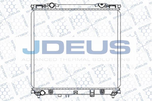 Jdeus M0650390 - Radiator, engine cooling autospares.lv