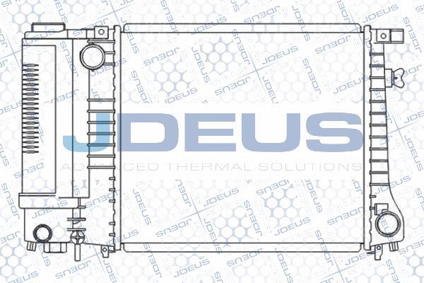 Jdeus M-005059A - Radiator, engine cooling autospares.lv