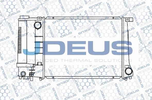 Jdeus M-0050570 - Radiator, engine cooling autospares.lv