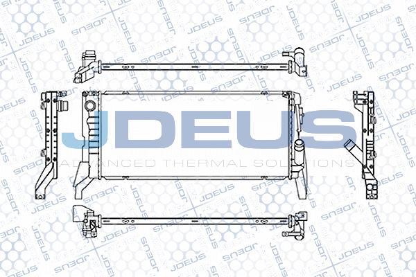 Jdeus M-0050880 - Radiator, engine cooling autospares.lv