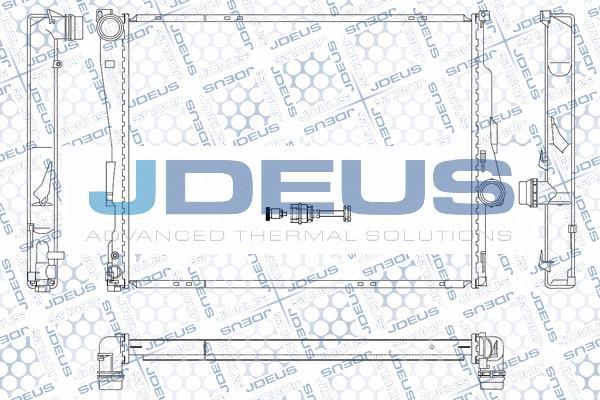 Jdeus M-0050760 - Radiator, engine cooling autospares.lv