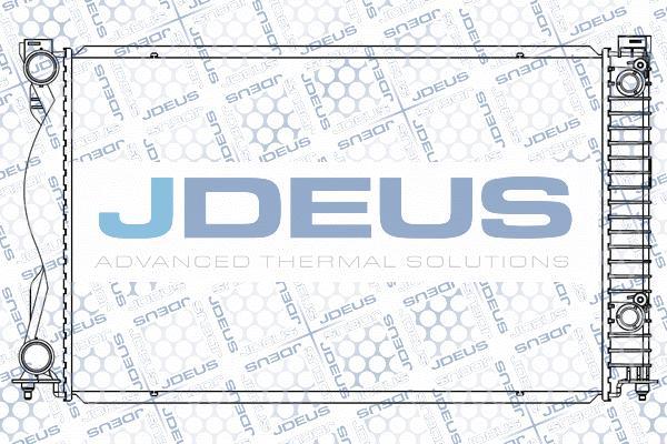 Jdeus M-0010400 - Radiator, engine cooling autospares.lv