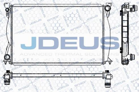 Jdeus M-0010410 - Radiator, engine cooling autospares.lv