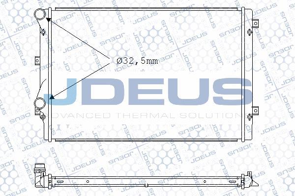 Jdeus M-0010710 - Radiator, engine cooling autospares.lv