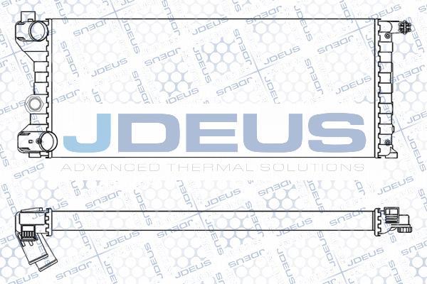 Jdeus M-0030020 - Radiator, engine cooling autospares.lv