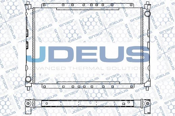 Jdeus M-0020271 - Radiator, engine cooling autospares.lv