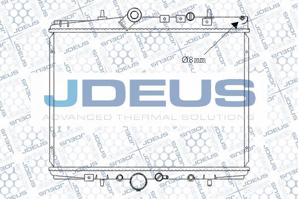 Jdeus M-0070470 - Radiator, engine cooling autospares.lv