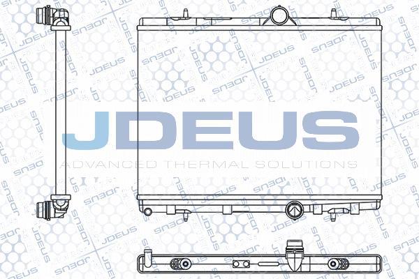 Jdeus M-0070590 - Radiator, engine cooling autospares.lv