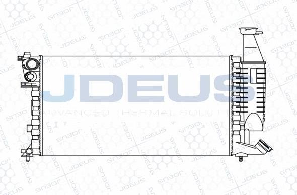 Jdeus M-0070650 - Radiator, engine cooling autospares.lv