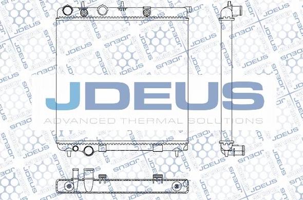 Jdeus M-0070110 - Radiator, engine cooling autospares.lv