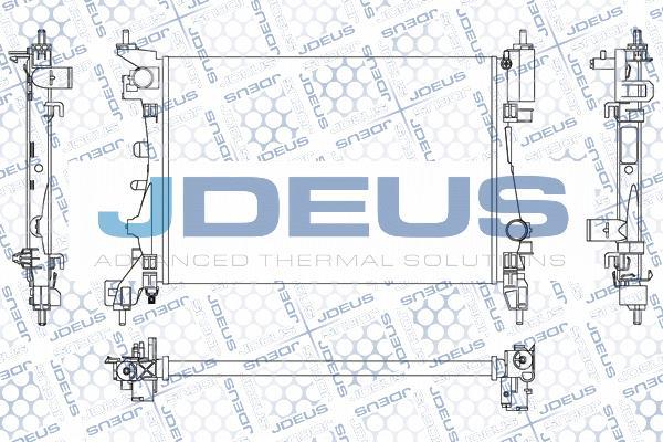 Jdeus M-0070280 - Radiator, engine cooling autospares.lv