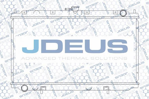 Jdeus M-0190181 - Radiator, engine cooling autospares.lv