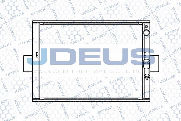 Jdeus M-0140030 - Radiator, engine cooling autospares.lv