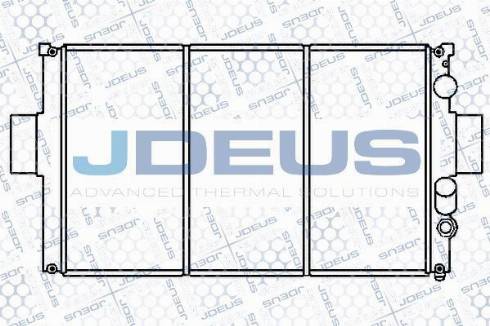Jdeus M-0140220 - Radiator, engine cooling autospares.lv