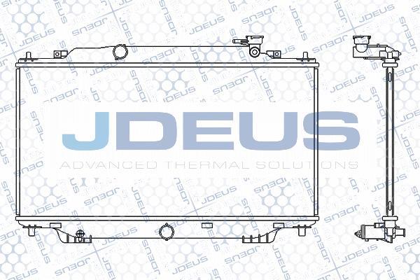 Jdeus M-0160060 - Radiator, engine cooling autospares.lv