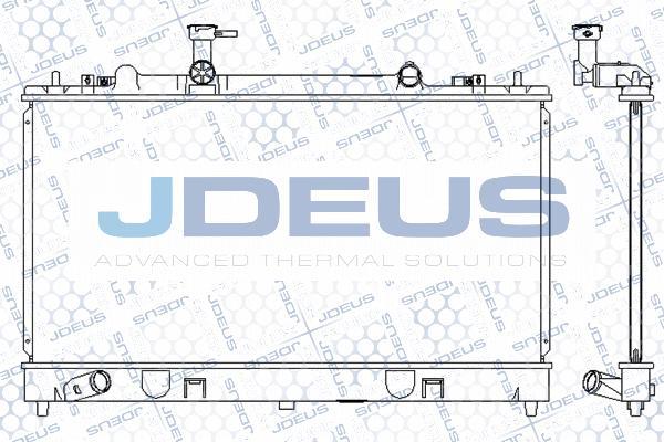 Jdeus M-0160290 - Radiator, engine cooling autospares.lv