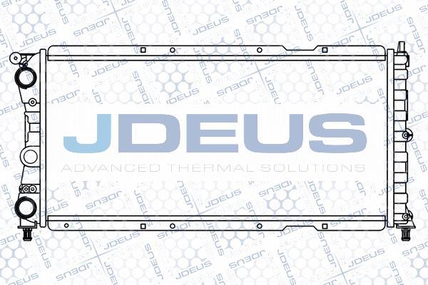 Jdeus M-011014A - Radiator, engine cooling autospares.lv