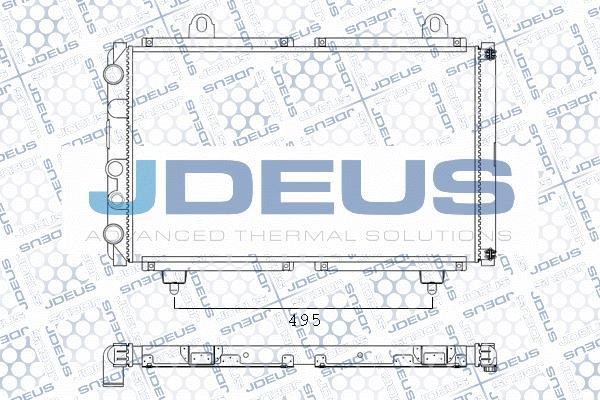 Jdeus M-0110101 - Radiator, engine cooling autospares.lv