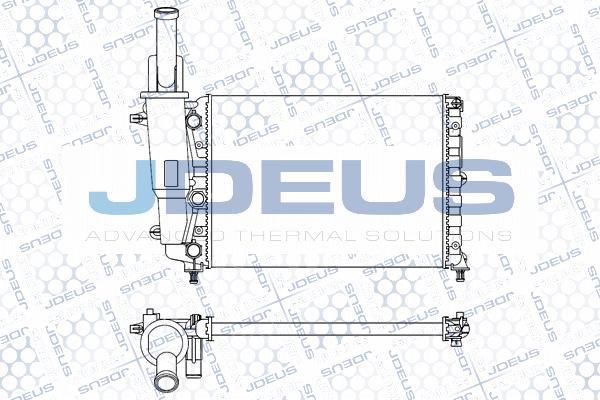 Jdeus M-0110300 - Radiator, engine cooling autospares.lv