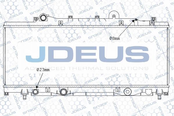 Jdeus M-0110320 - Radiator, engine cooling autospares.lv