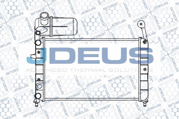 Jdeus M-0110220 - Radiator, engine cooling autospares.lv