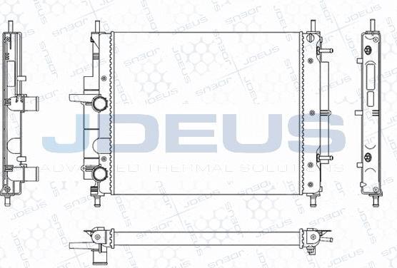 Jdeus M-0110790 - Radiator, engine cooling autospares.lv