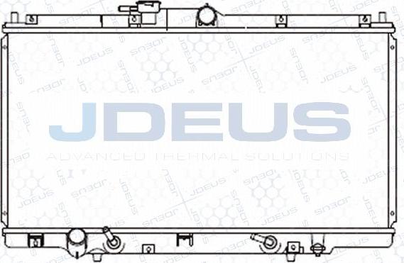 Jdeus M-0130530 - Radiator, engine cooling autospares.lv