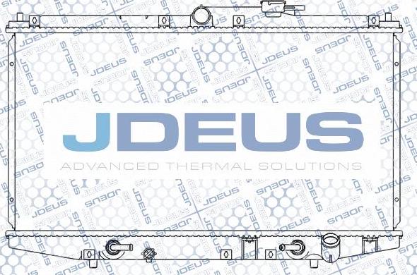 Jdeus M-0130520 - Radiator, engine cooling autospares.lv