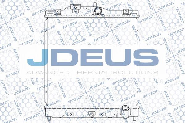 Jdeus M-0130050 - Radiator, engine cooling autospares.lv