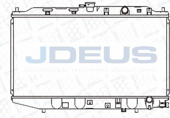 Jdeus M-0130010 - Radiator, engine cooling autospares.lv