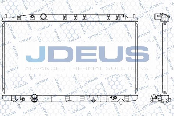 Jdeus M-0130350 - Radiator, engine cooling autospares.lv