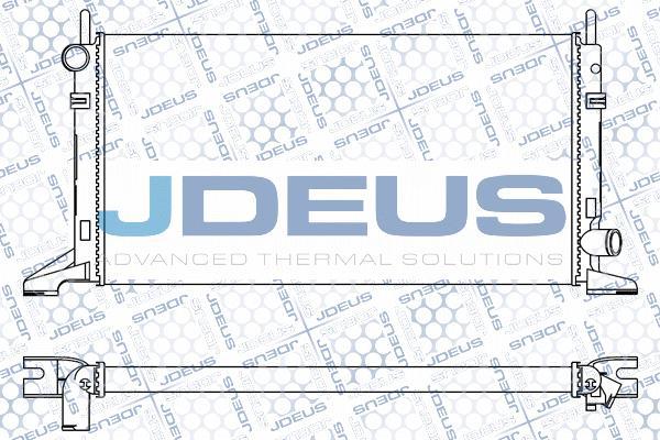 Jdeus M-0120110 - Radiator, engine cooling autospares.lv