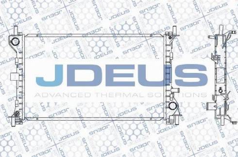 Jdeus M-012089A - Radiator, engine cooling autospares.lv