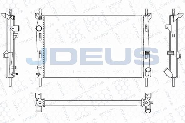 Jdeus M-0120870 - Radiator, engine cooling autospares.lv