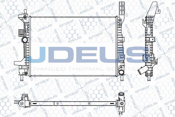 Jdeus M-0120390 - Radiator, engine cooling autospares.lv