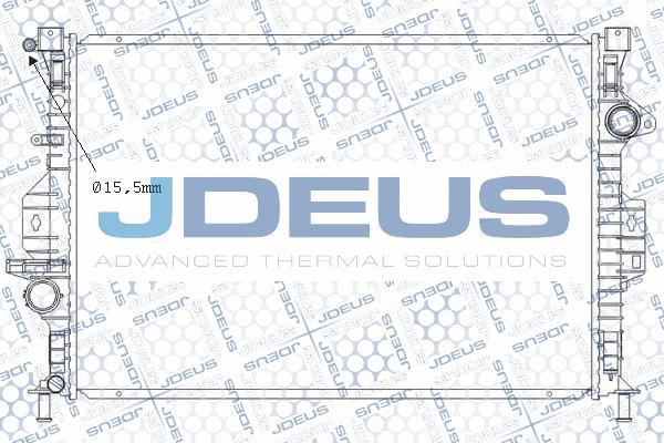 Jdeus M-0121200 - Radiator, engine cooling autospares.lv