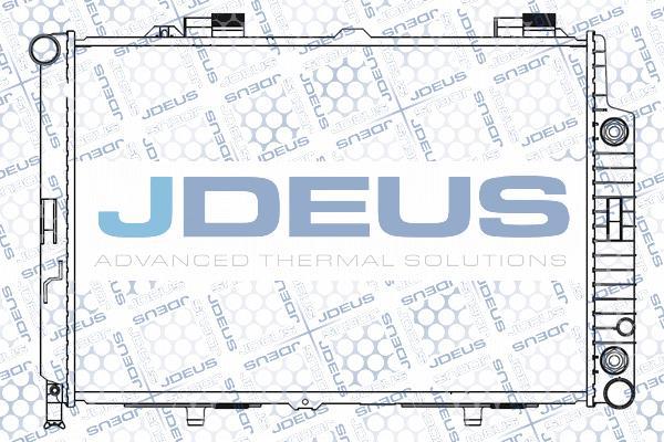 Jdeus M-0170910 - Radiator, engine cooling autospares.lv